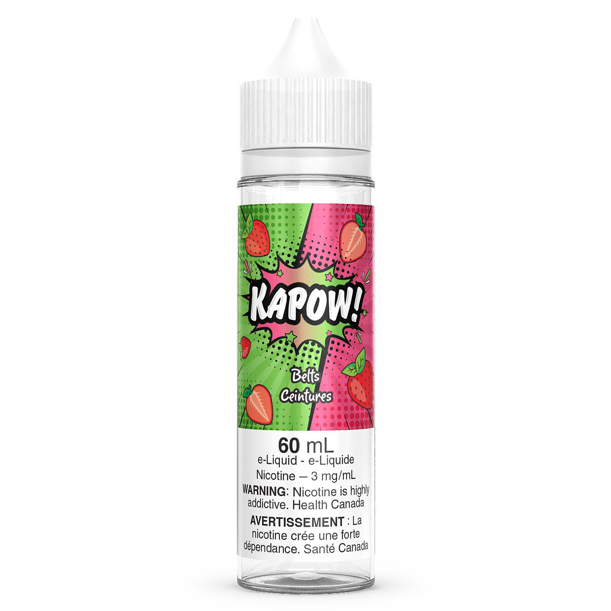 BELTS - KAPOW 60ML FREEBASE