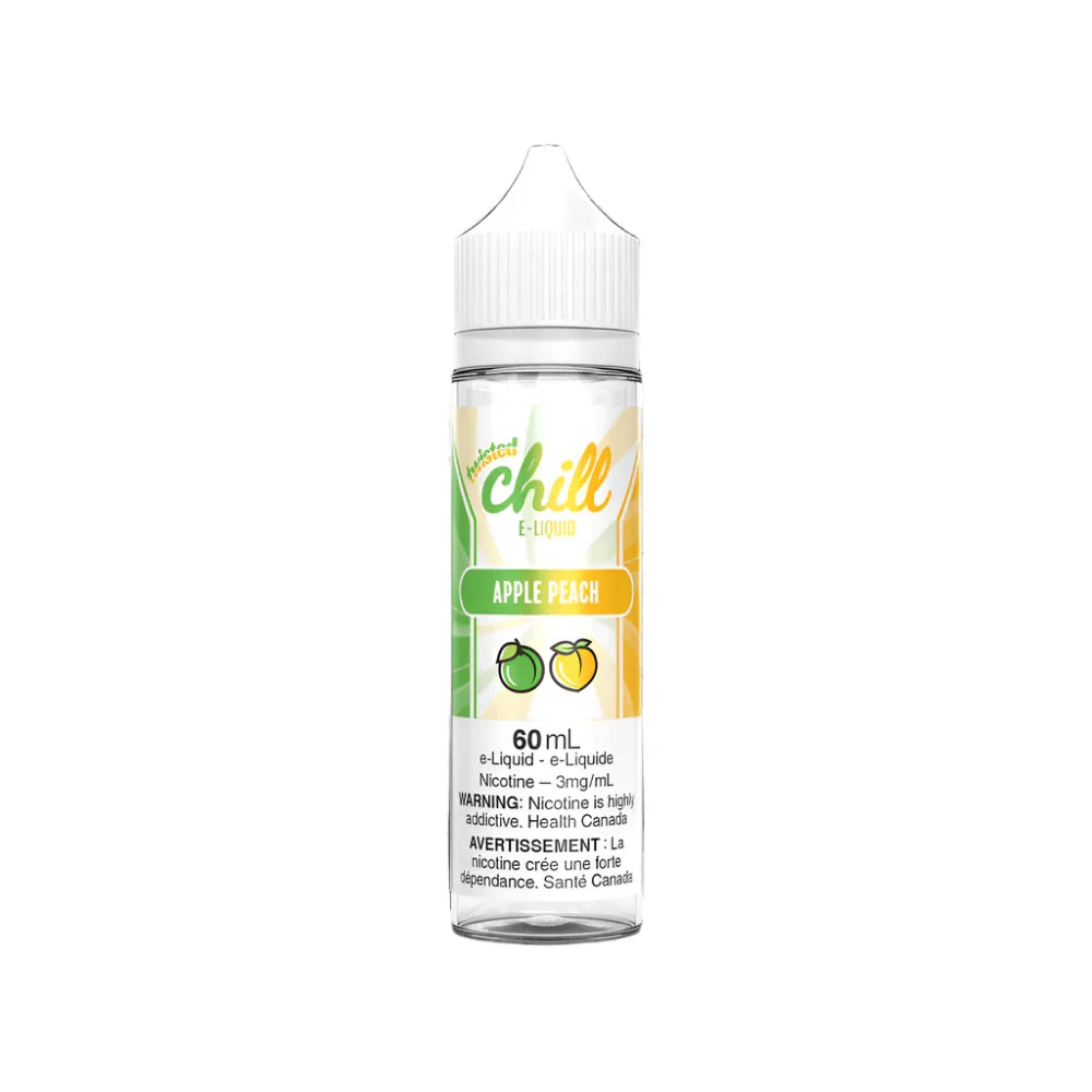 Chill Twisted 60 ml Vape E JUICE-APPLE PEACH