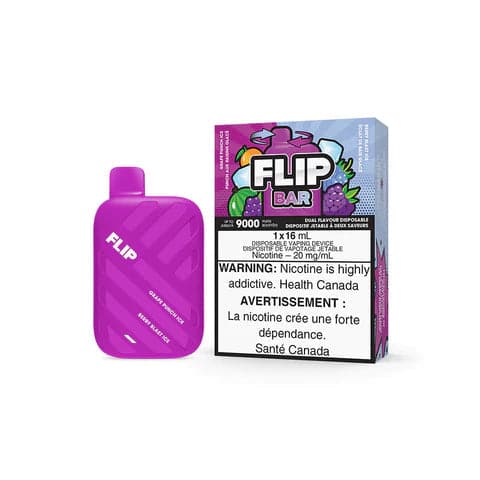 FLIP BAR DISPOSABLE 2-IN-1 9000 PUFF RECHARGEABLE.