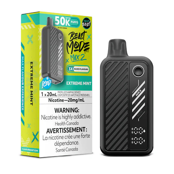 Flavour Beast Mode Max 2 50k-Disposable Vape- Extreme Mint 20MG