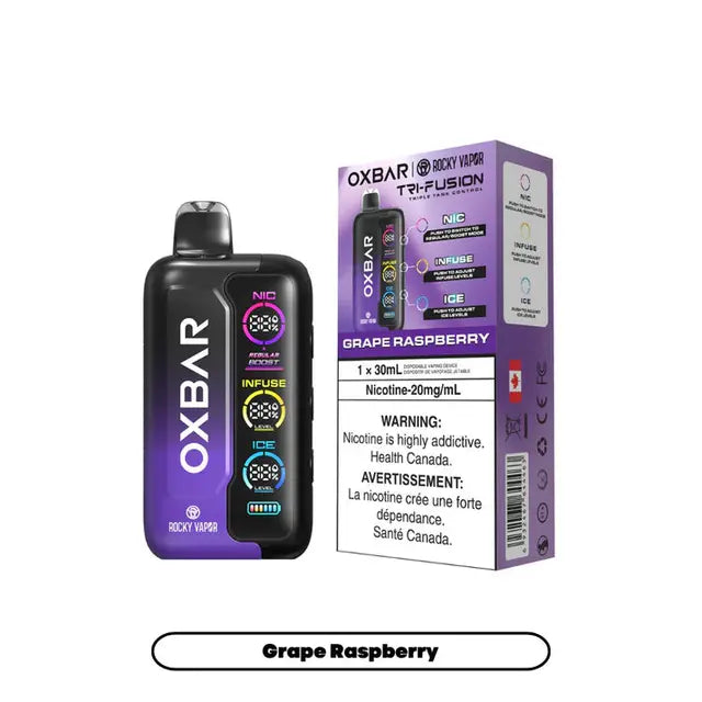 Oxbar 70K Puffs - Grape Raspberry