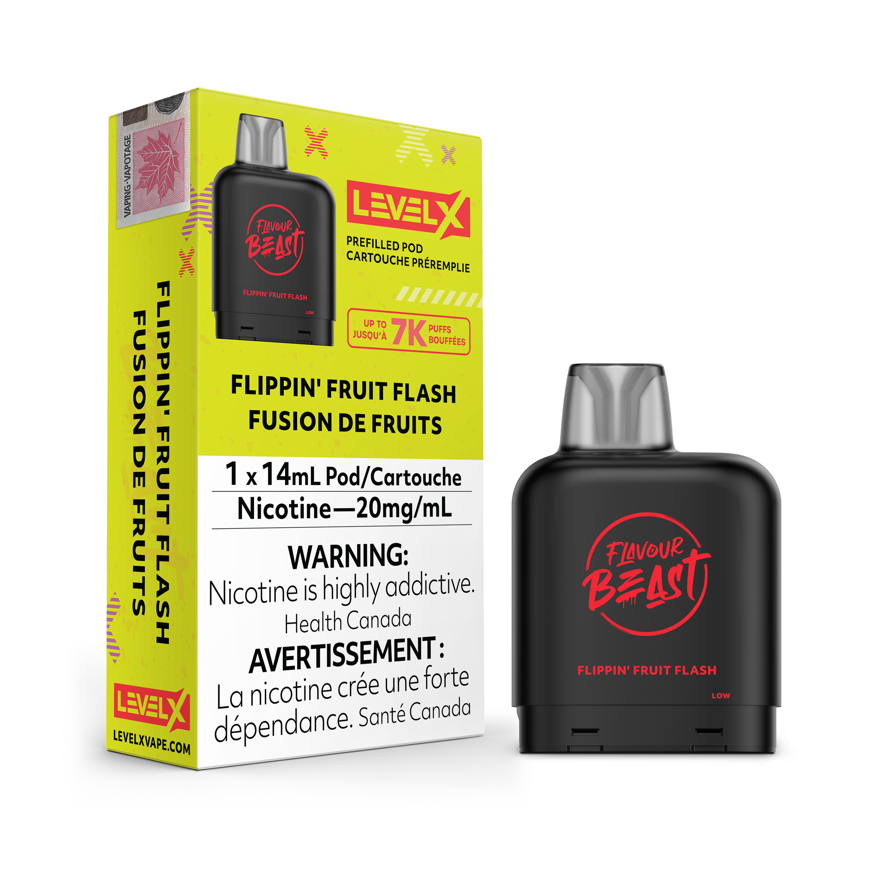 LEVEL X POD 14ML - FLIPPIN' FRUIT FLASH