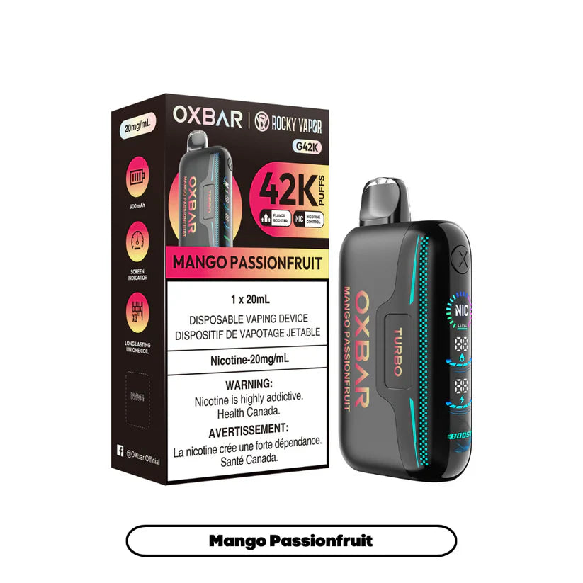 Oxbar 42K Puffs - Mango Passionfruit
