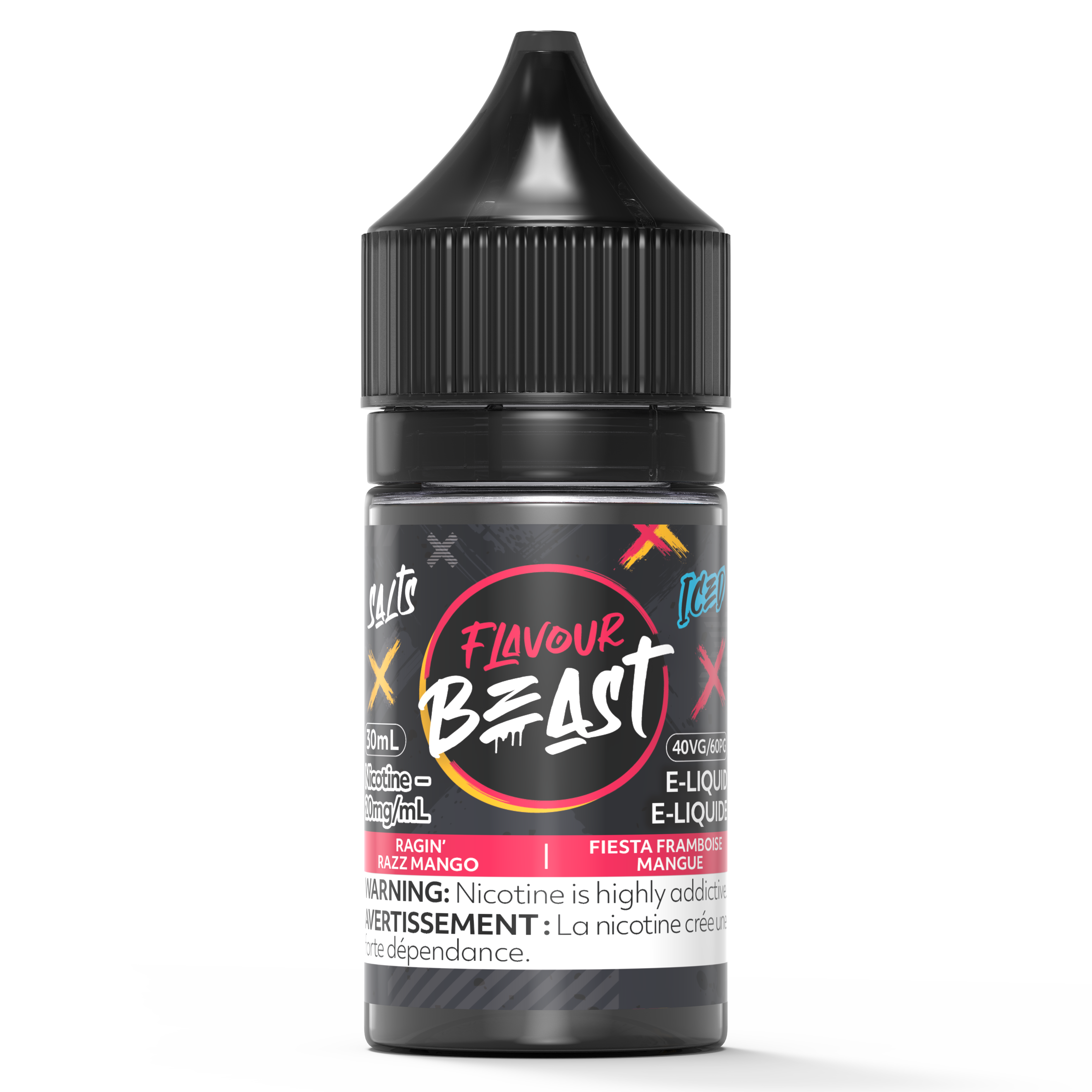 RAGIN' RAZZ MANGO ICED - FLAVOUR BEAST SALT 30ML
