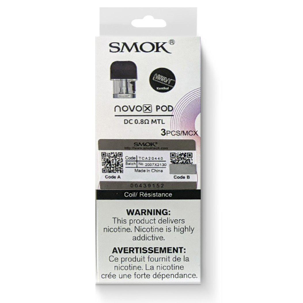 PODS DE REMPLACEMENT SMOK NOVO X (PAQUET DE 3) | Boutique de vapotage canadienne en ligne