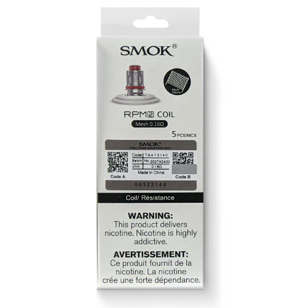 BOBINES DE REMPLACEMENT SMOK RPM 2 (PAQUET DE 5) | Boutique de vapotage canadienne en ligne