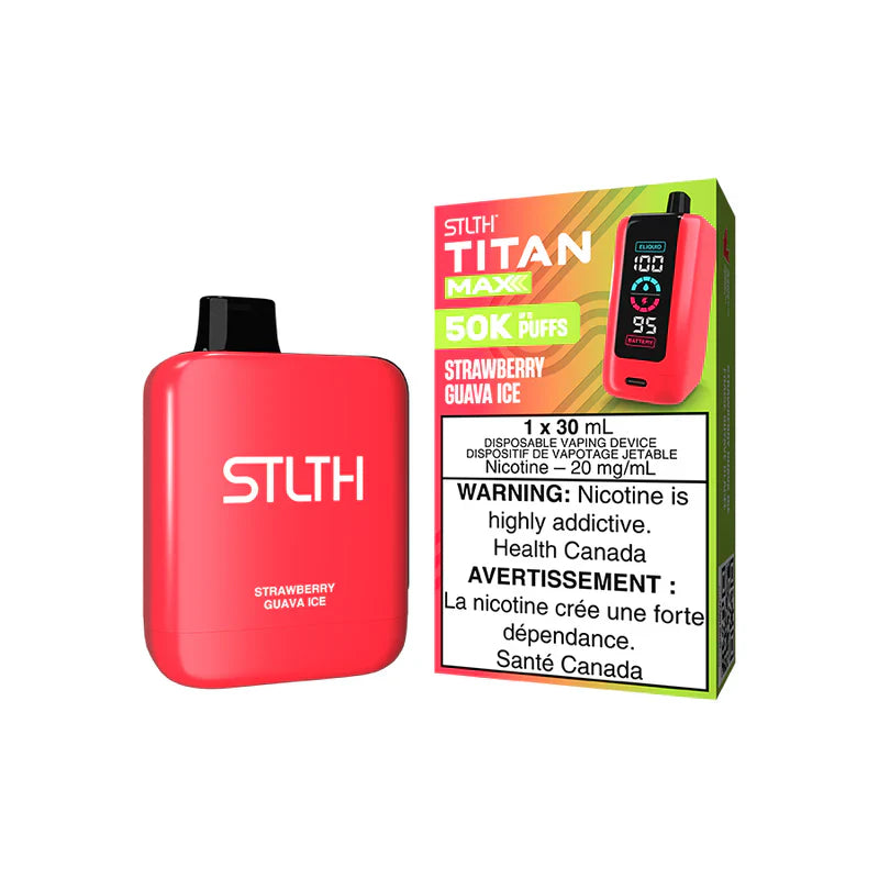STLTH TITAN MAX DISPOSABLE 50k- STRAWBERRY GUAVA ICE