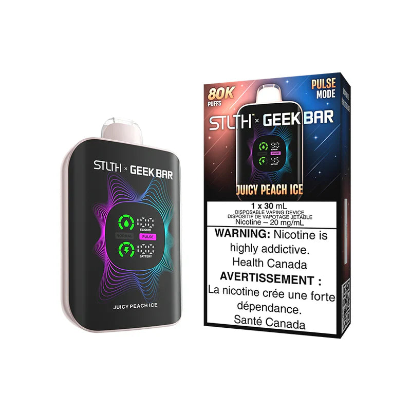 STLTH X GEEK BAR DISPOSABLE - JUICY PEACH ICE