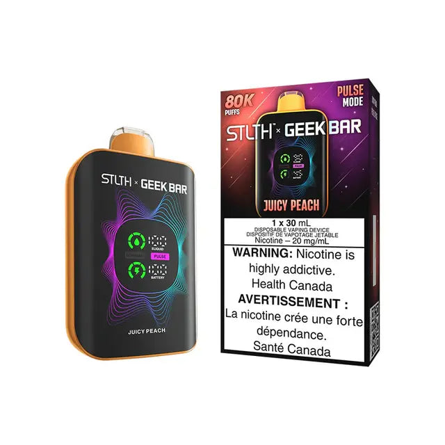 STLTH X GEEK BAR DISPOSABLE - JUICY PEACH (WITHOUT ICE)