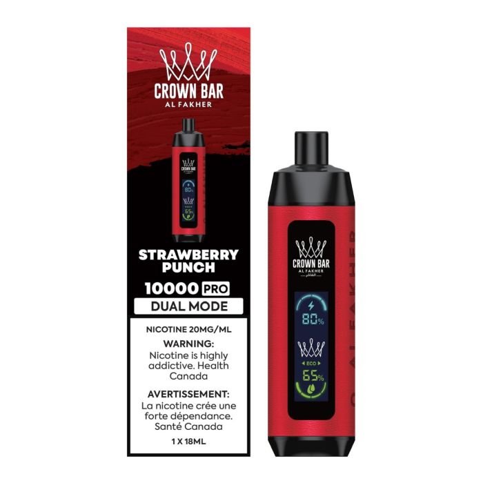 Al Fakher Crown Bar 10k-Strawberry Punch