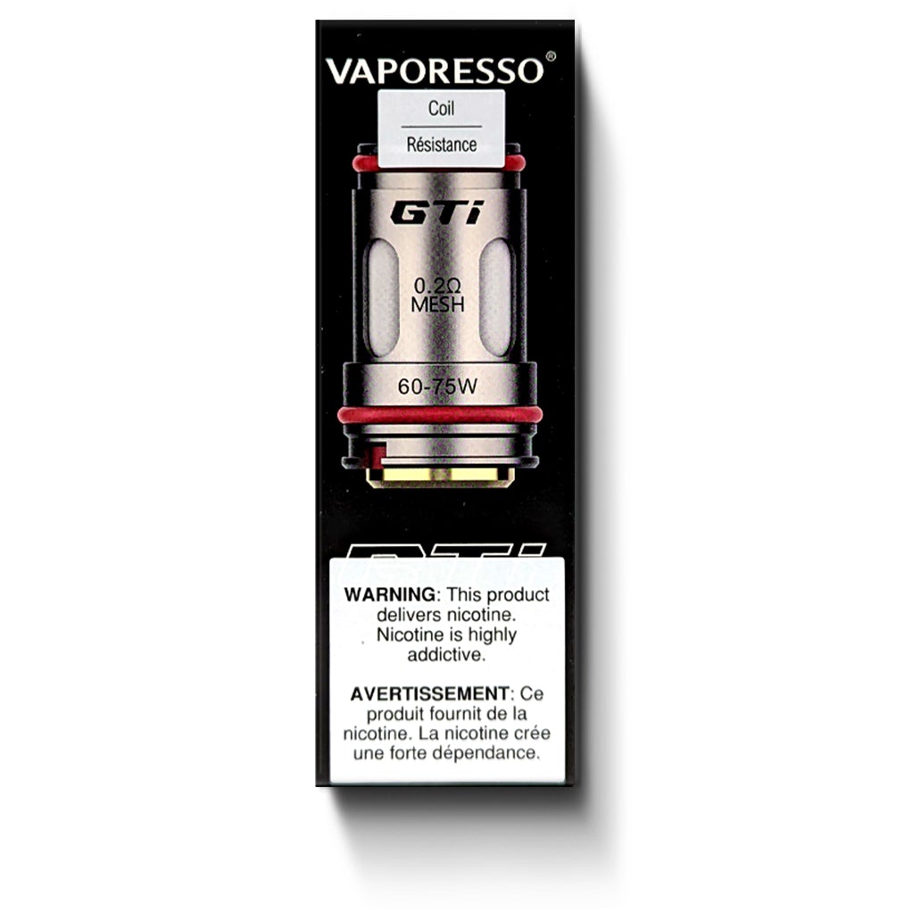 BOBINE DE REMPLACEMENT VAPORESSO GTI (PAQUET DE 5) | Boutique de vapotage canadienne en ligne