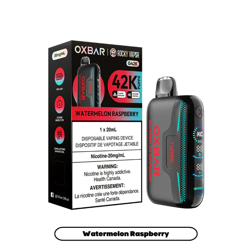Oxbar 42K Puffs - Watermelon Raspberry