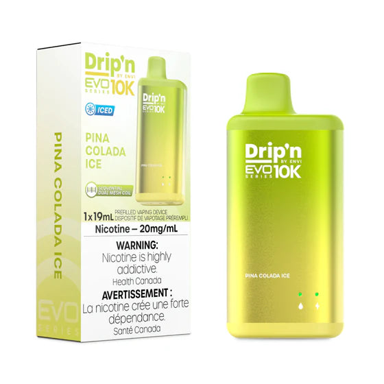 Drip’n by Envi evo 10k disposable Vape Flavours