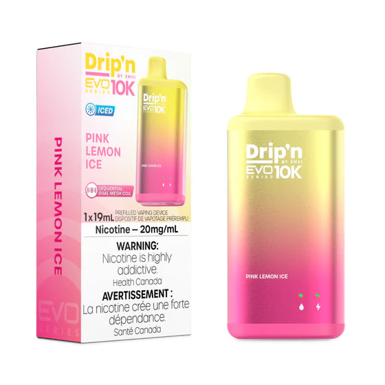 Drip’n by Envi evo 10k disposable Vape Flavours