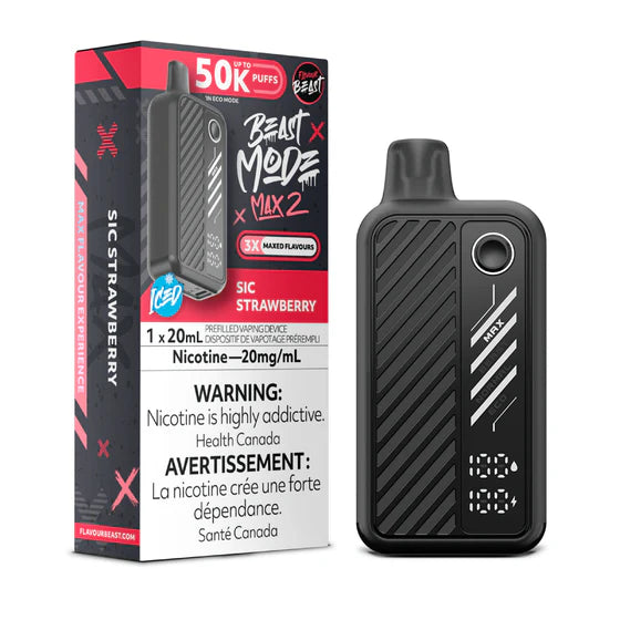 Flavour Beast Beast Mode Max 2 Disposable - Sic Strawberry 50k