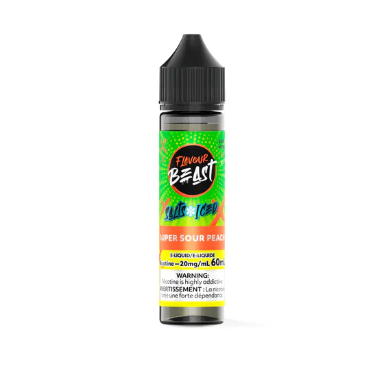 Flavour Beast E-Liquid - Super Sour Peach 20mg/60mL