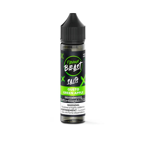 Flavour Beast E-Liquid - Gusto Green Apple 20mg/60mL