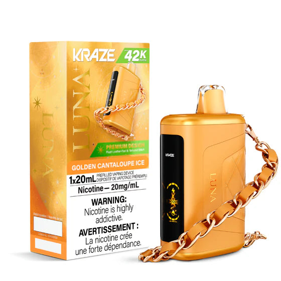 Kraze Luna 42k Disposable- Golden Cantaloupe Ice