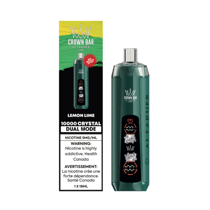 Al Fakher Crown Bar Crystal 10k - Lemon Lime