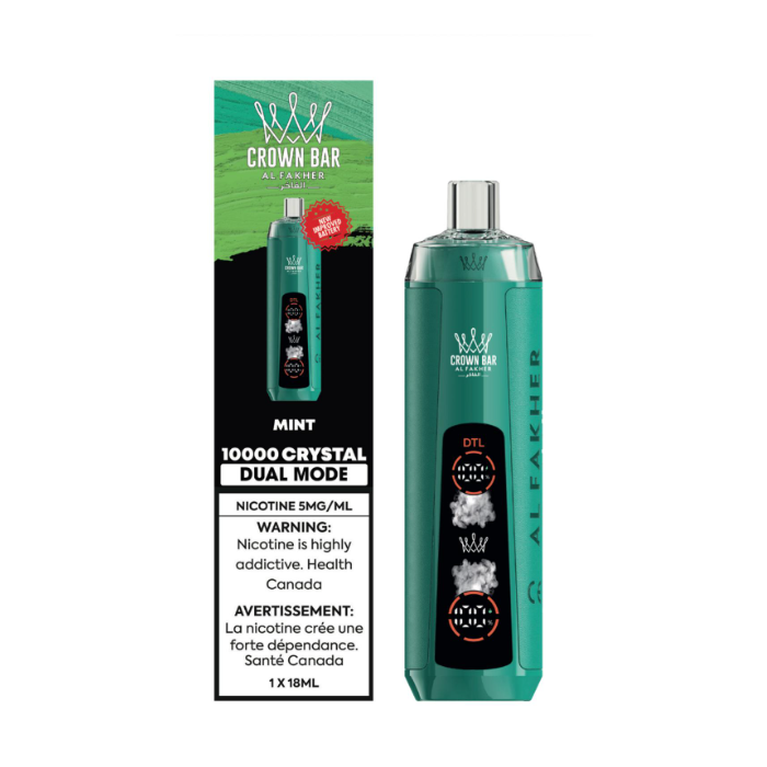 Al Fakher Crown Bar Crystal 10k - Mint