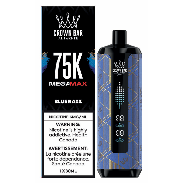 Al Fakher Mega Max 75k Disposable Vape-Blue Razz