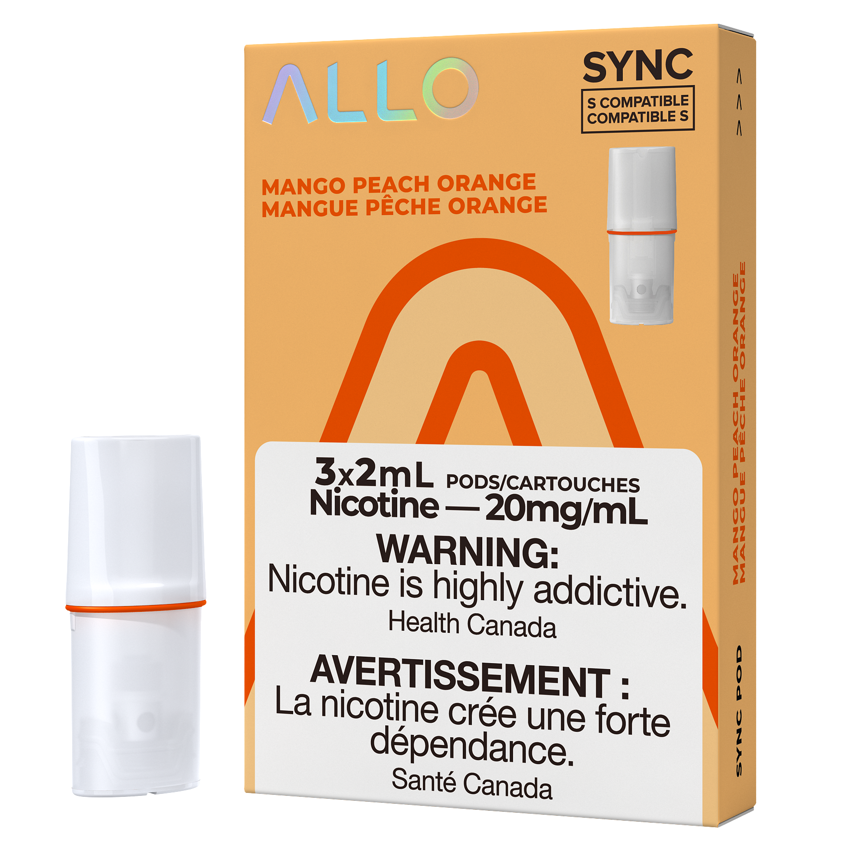 ALLO SYNC POD PACK - MANGO PEACH ORANGE *