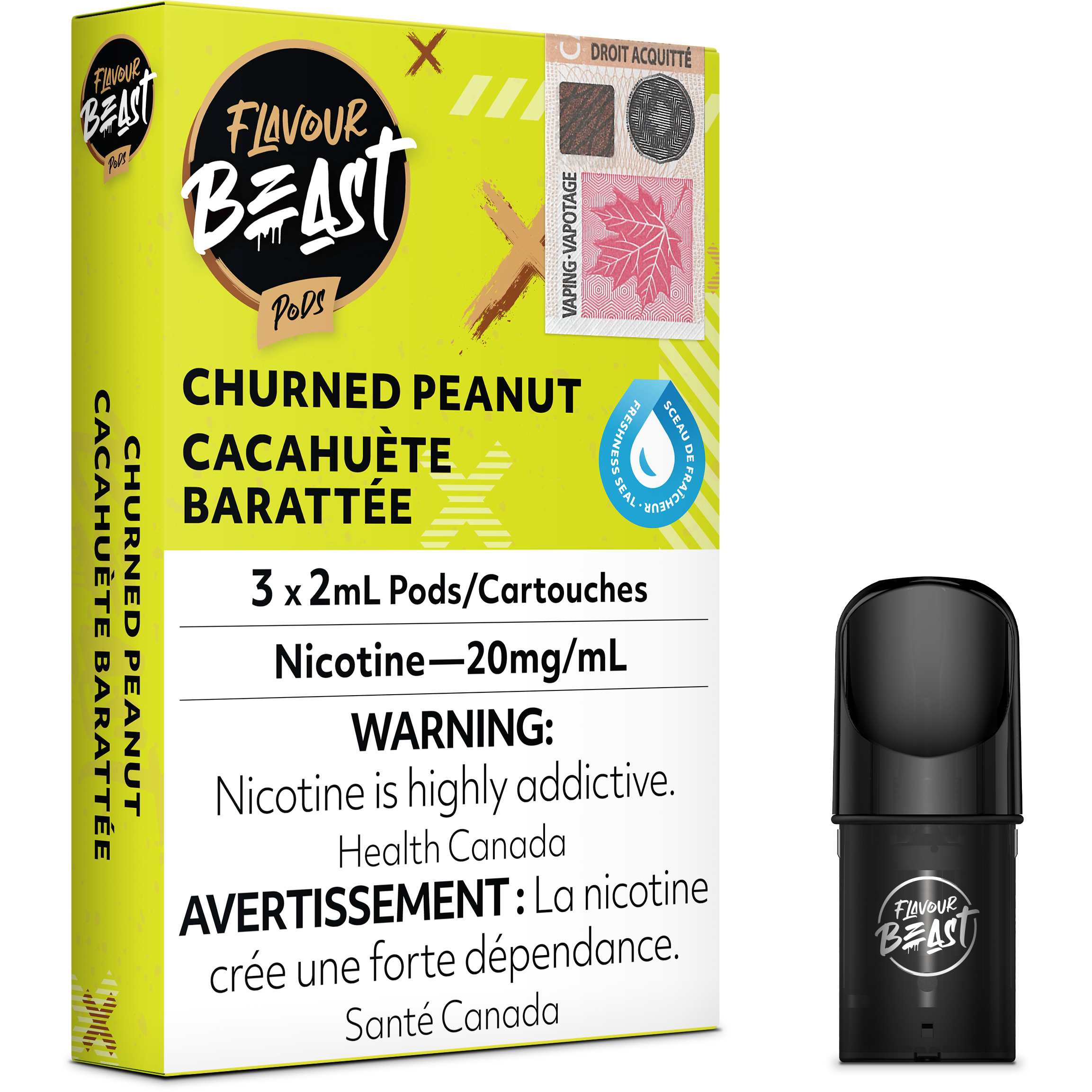 PACK FLAVOUR BEAST POD - ARACHIDES barattées