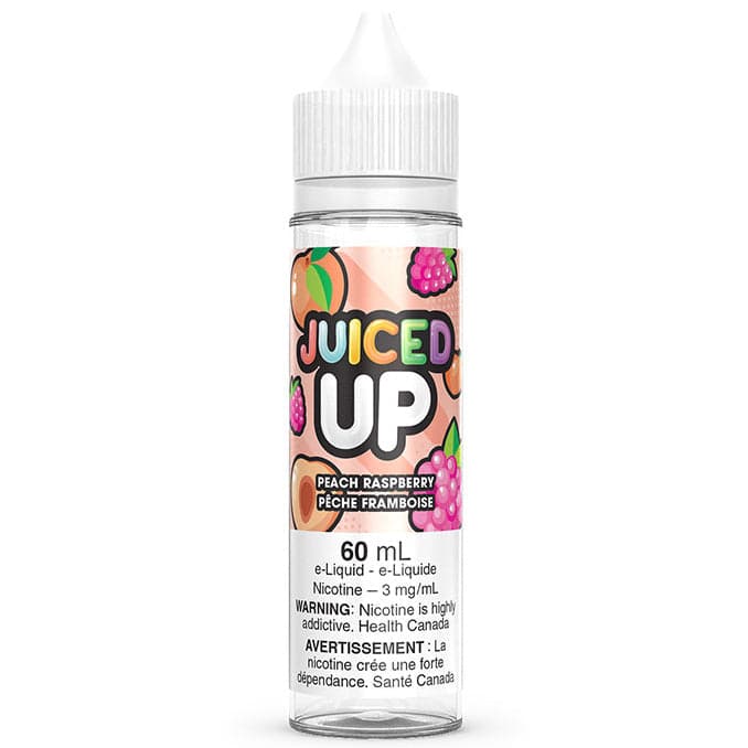 PEACH RASPBERRY - JUICED UP 60ML FREEBASE | Online Canadian Vape Shop