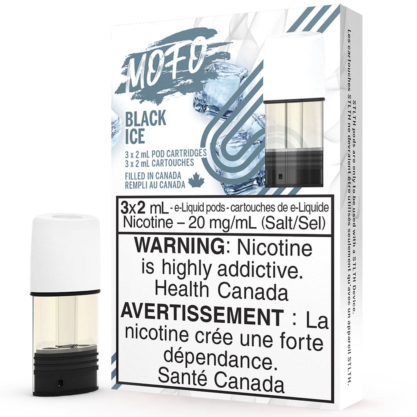 STLTH POD PACK - MOFO BLACK ICE *