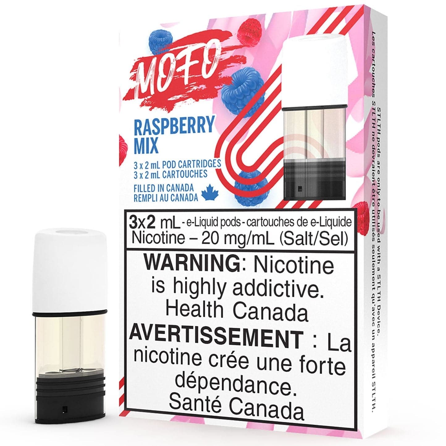 STLTH POD PACK - MOFO RASPBERRY MIX