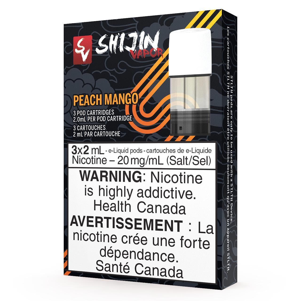STLTH POD PACK PEACH MANGO (3 PACK)