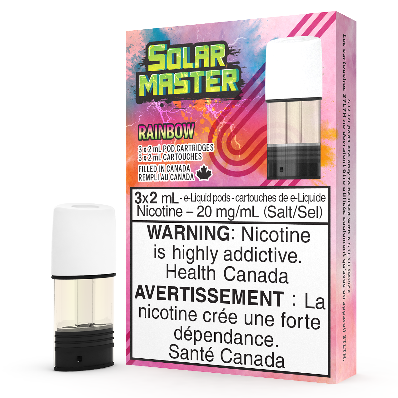 PACK STLTH POD - SOLAR MASTER RAINBOW