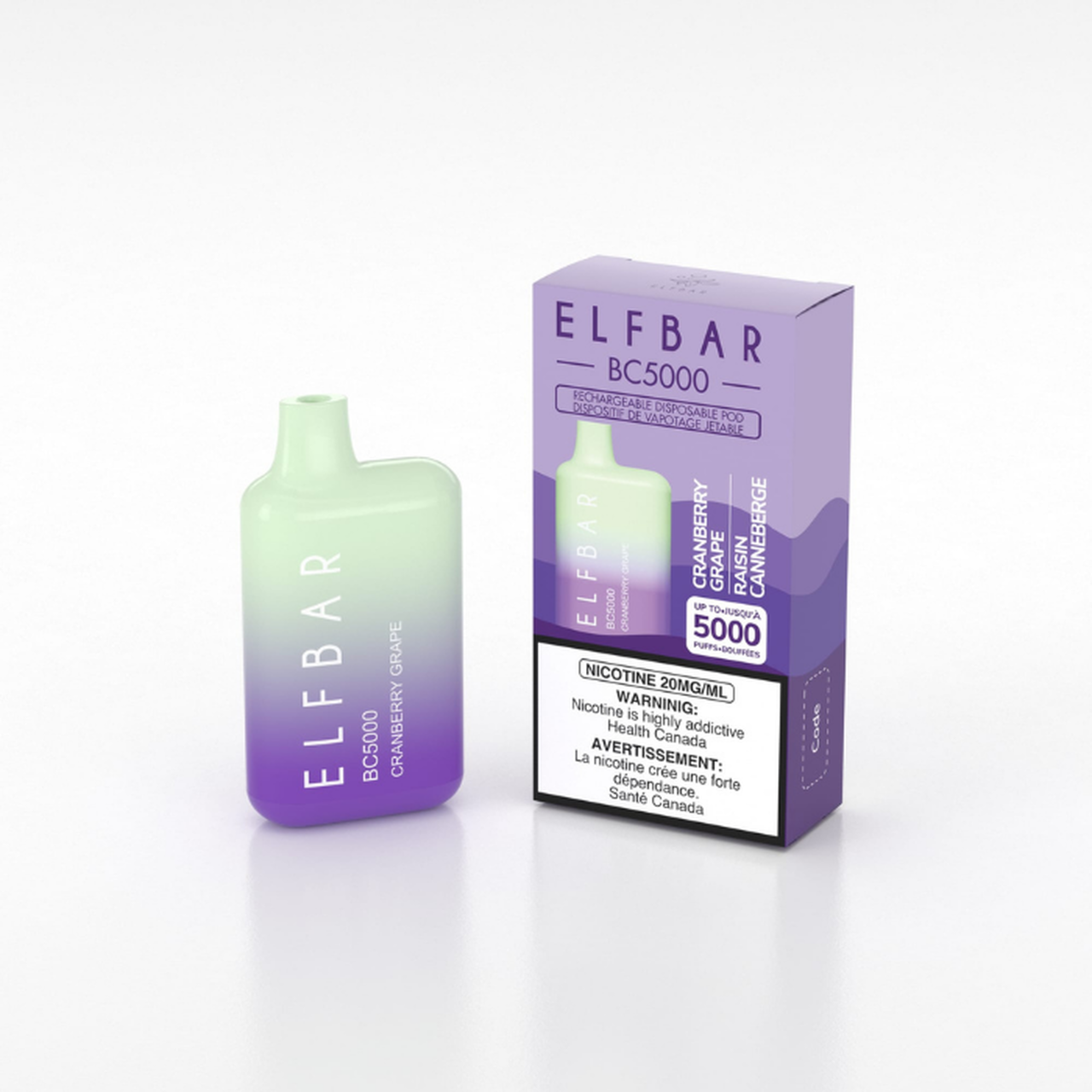 ELF Bar Rechargeable Disposable Vape BC5000 Puff Elfbar.