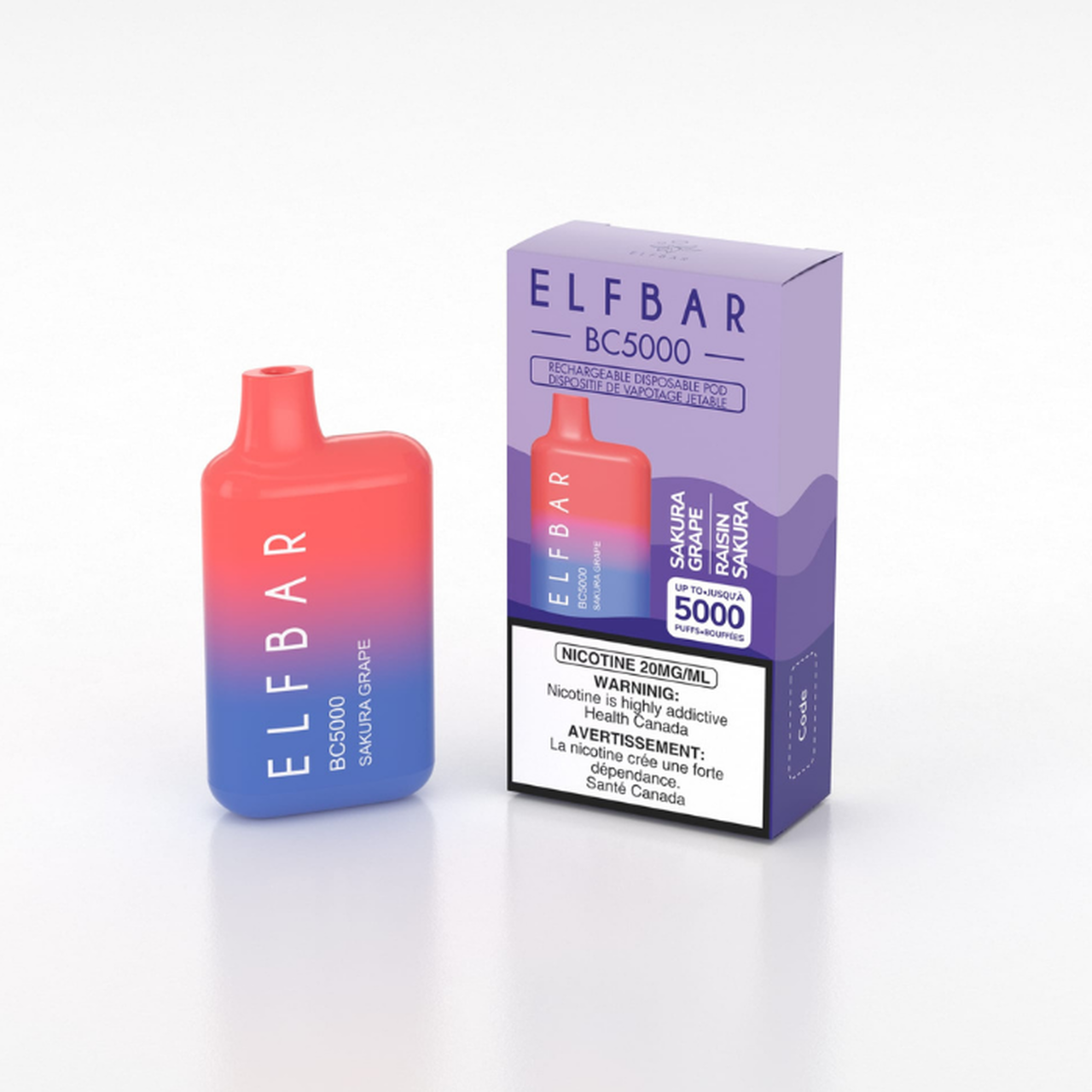 ELF Bar Rechargeable Disposable Vape BC5000 Puff Elfbar.