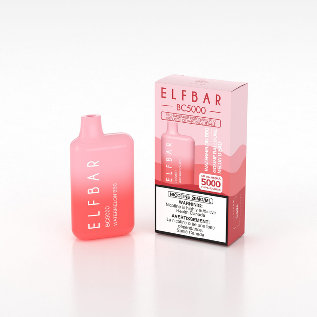 ELF Bar Rechargeable Disposable Vape BC5000 Puff Elfbar.