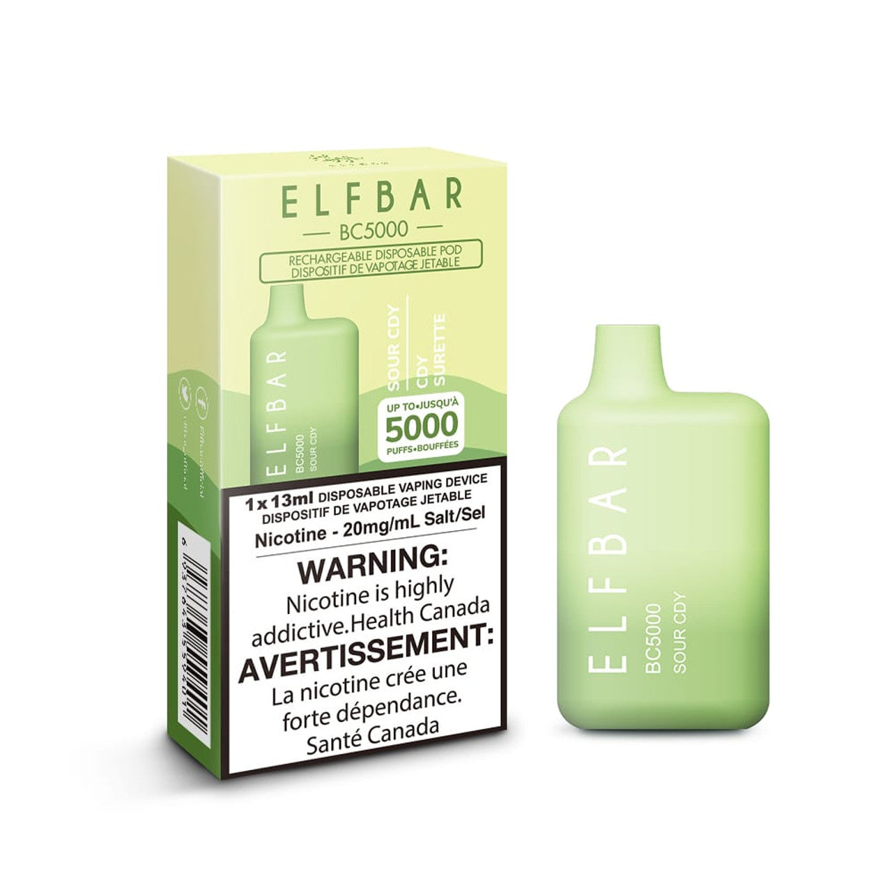 ELF Bar Rechargeable Disposable Vape BC5000 Puff Elfbar.