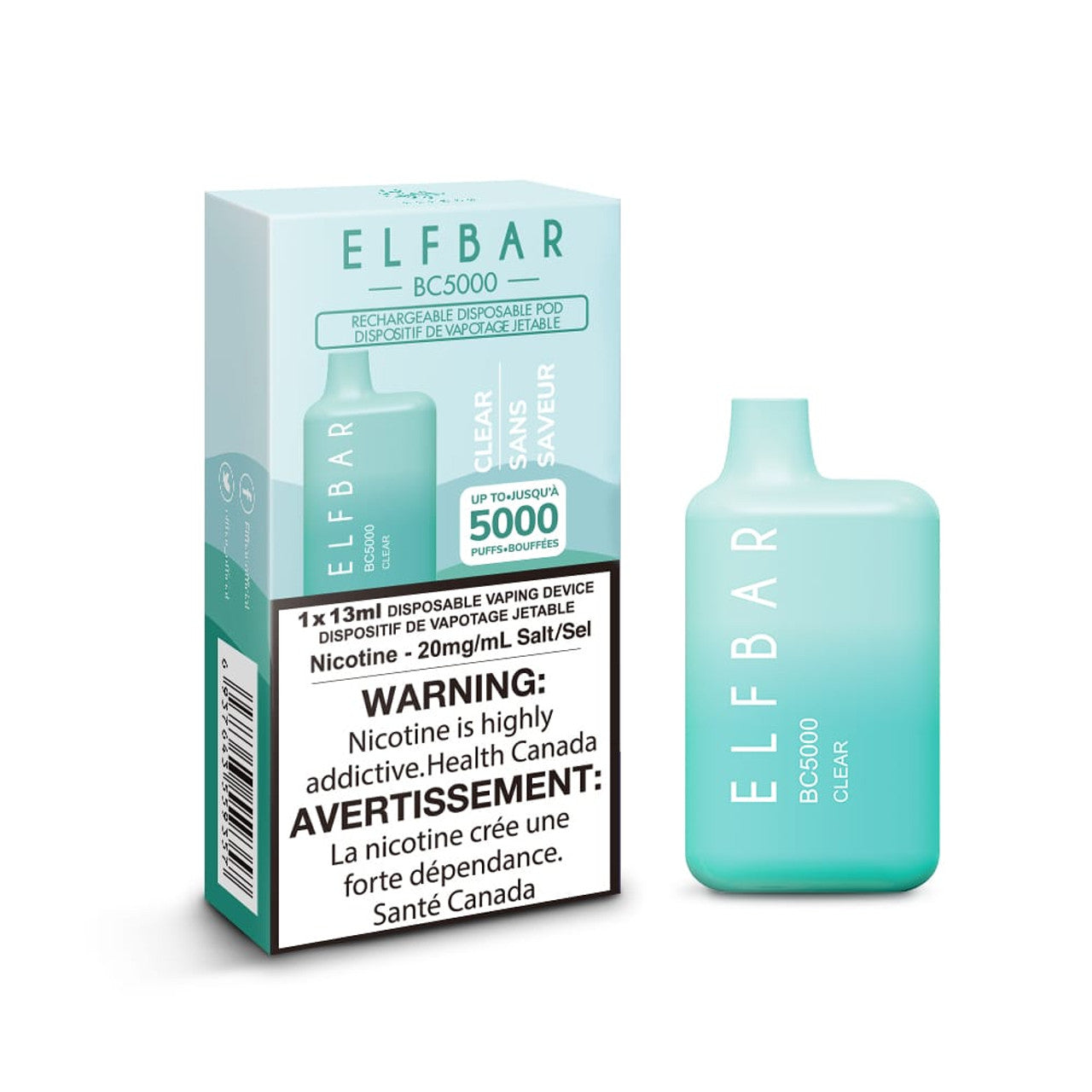 ELF Bar Rechargeable Disposable Vape BC5000 Puff Elfbar.