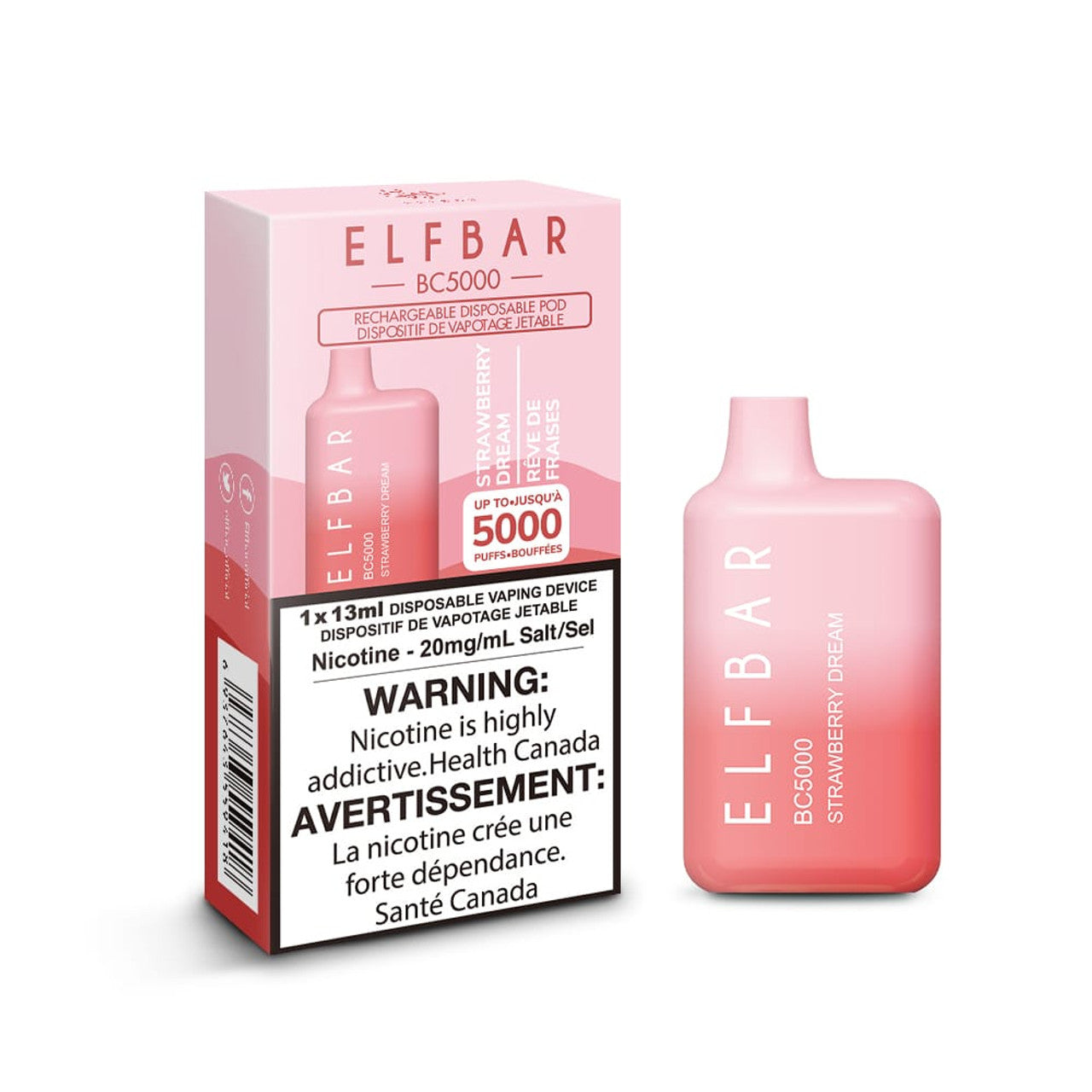 ELF Bar Rechargeable Disposable Vape BC5000 Puff Elfbar.