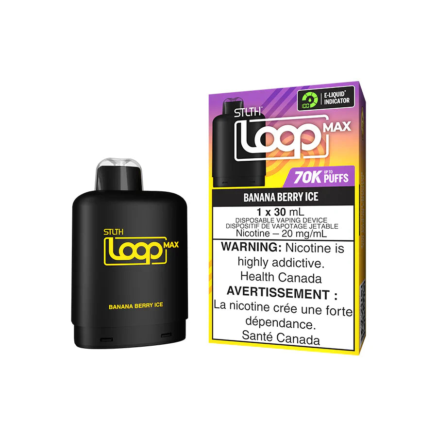 STLTH LOOP MAX POD PACK -BANANA BERRY ICE (Without Battery)