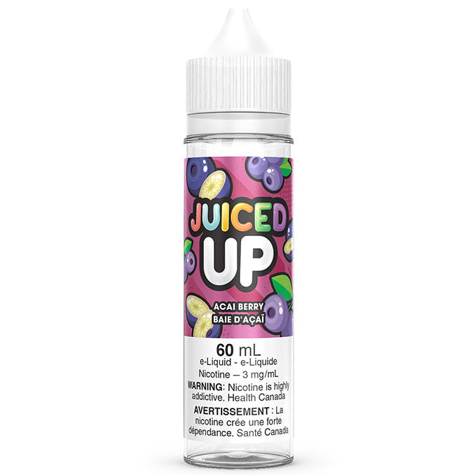 Buy ACAI BERRY - JUICED UP 60ML FREEBASE Vape Deals Online in Calgary