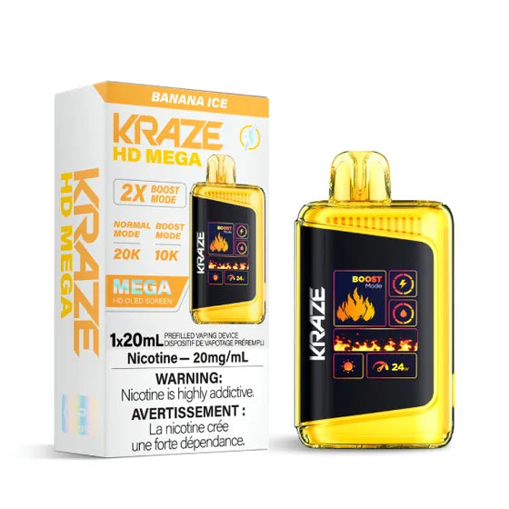 KRAZE HD MEGA 20K DISPOSABLE VAPE