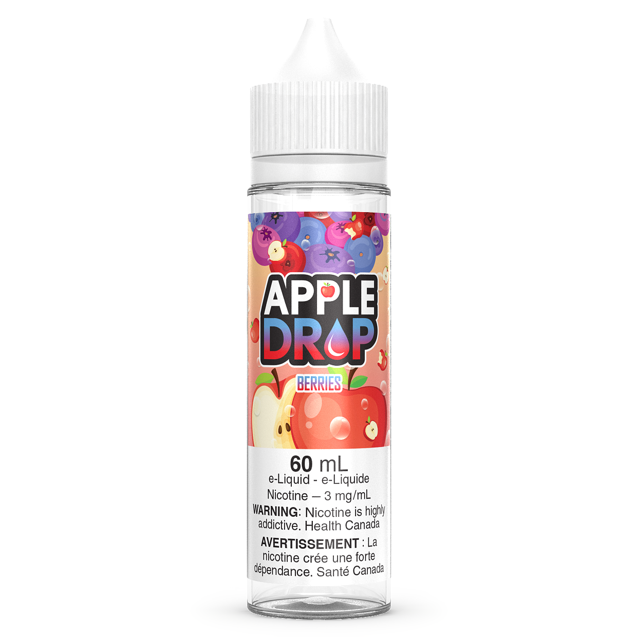 BERRIES - APPLE DROP 60ML FREEBASE