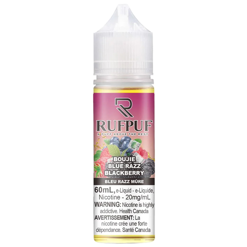 BOUJIE BLUE RAZZ BLACKBERRY  - RUFPUF SALT 60ML