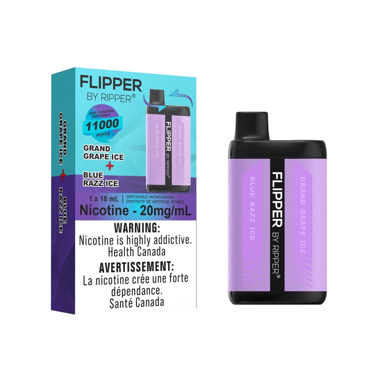 Gcore Flipper 11000 Puff Rechargeable Disposable Vape.