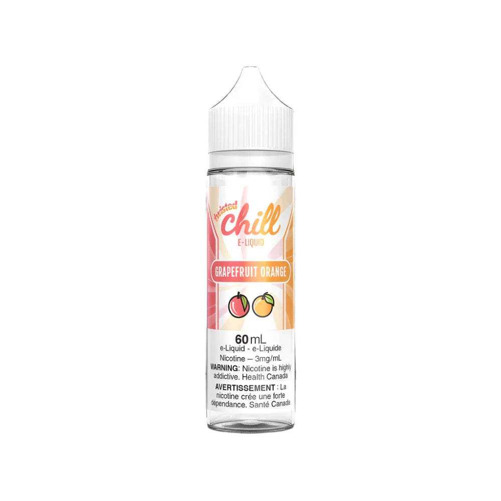 Chill Twisted 60 ml Vape E JUICE - GRAPEFRUIT ORANGE