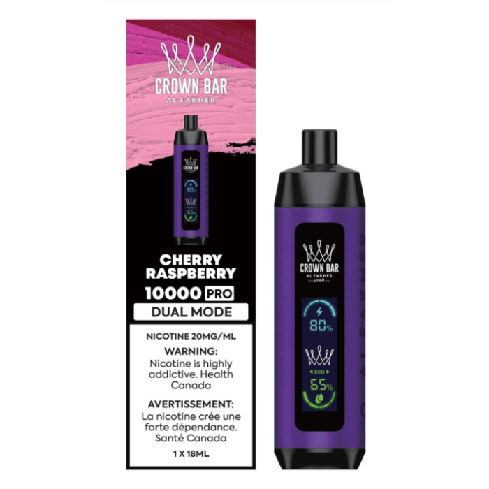 Al Fakher Crown Bar 10k -Cherry Raspberry