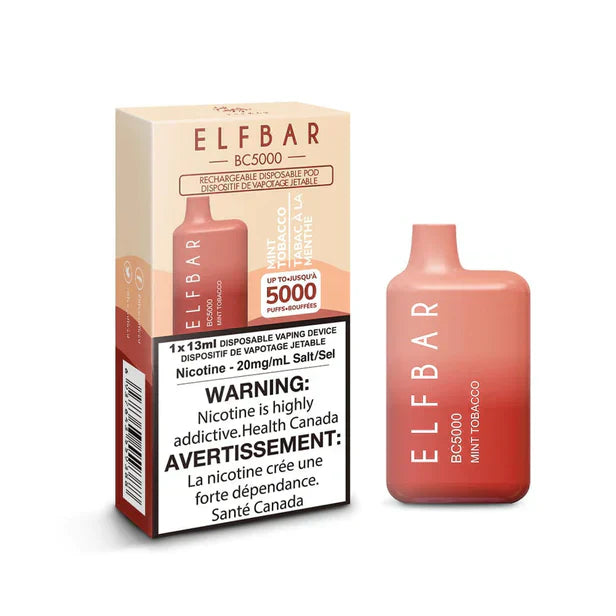 ELF Bar Rechargeable Disposable Vape BC5000 Puff Elfbar.