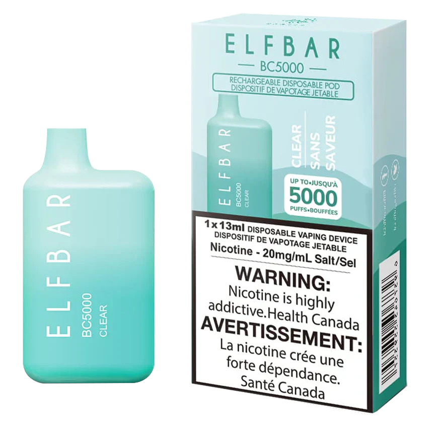 ELF Bar Rechargeable Disposable Vape BC5000 Puff Elfbar.