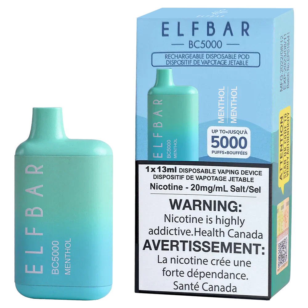 ELF Bar Rechargeable Disposable Vape BC5000 Puff Elfbar.