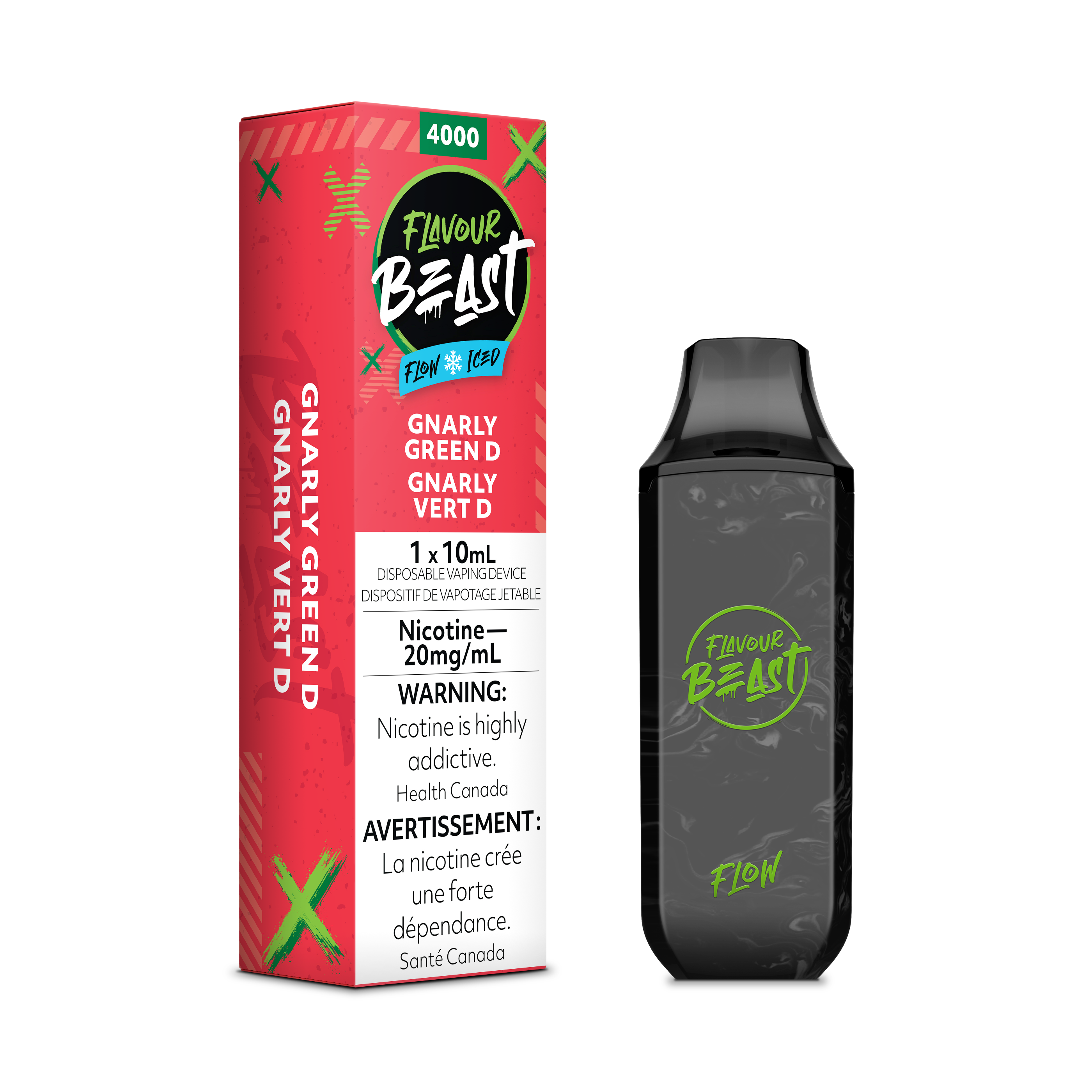 Flavour Beast Flow Rechargeable Disposable 4000 Puff Flavor.